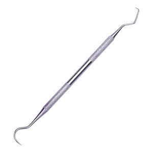 Professional Dental <b>Scraper</b> Dental Hygiene Tool Stainless Steel <b>Tooth</b> Plaque Tartar & Stain Remover Reusable Oral Care - Product Image 1