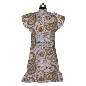 Vestido Elegante para Bebé Niña 2026, Top con Volantes de Manga Corta, Diseño Impresionante, Hermosa Tela de Algodón, Nuevo Modelo - Product Image 2