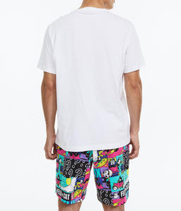 Ropa de hombre para verano, nueva camiseta informal de algodón y pantalones cortos, edición delgada, conjunto de camiseta y pantalones cortos. - Product Image 3