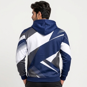 Breathable Textile Vibrant Graphic Printing Relaxed Shoulders Smooth Texture <b>Men</b> Sublimation <b>Hoodie</b> Designed With <b>Lightweight</b> - Product Image 2