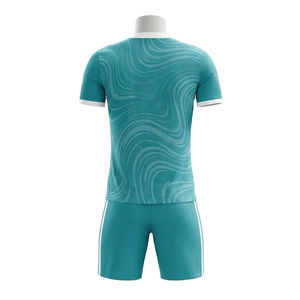 Tenue de football d'équipe avec tissu anti-humidité pour l'entraînement sportif et les matchs de compétition - Product Image 3