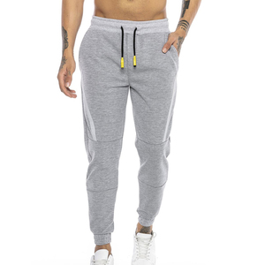 Wholesale Men's Sports Joggers Training Track Fitness Casual Pants Grey Canvas <b>Trousers</b> Pockets Lightweight New Factory's Design - Product Image 1
