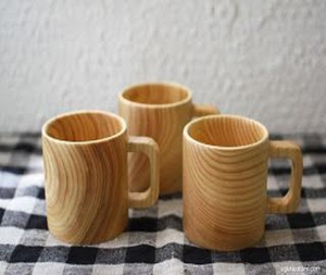 Mug en bois classique fait main pour la maison, le bureau, l'hôtel, mug à bière en bois, mug à thé, de la meilleure qualité, grossiste d'Inde - Product Image 2