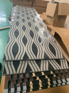 Nouveaux panneaux acoustiques en fibre de polyester avec noyau en caoutchouc, design populaire pour la décoration intérieure, panneaux insonorisants pour la décoration murale - Product Image 5