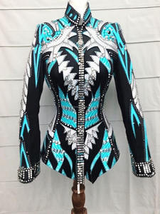 Veste de spectacle imperméable Nouveau design Veste de spectacle personnalisée pour femmes Veste de concours d'équitation équestre - Product Image 3