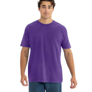 Camiseta de Algodón Lavado Suave 3600SW Color Morado Next Level para Hombre y Mujer, Corte Regular, Poliéster, Algodón Peinado, Rayón - Product Image 1