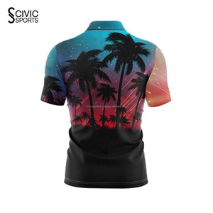 Ventes chaudes Maillots de bowling réversibles personnalisés imprimés par sublimation Tailles plus grandes Chemises d'équipe bon marché - Product Image 2