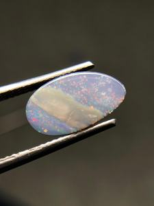 Opale naturelle australienne cabochon, gemme à feu arc-en-ciel et à reflets éclatants, opale en vrac pour la vente en gros - Product Image 6