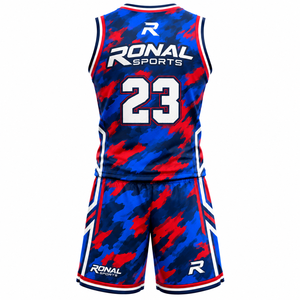 Conjuntos de Uniformes de Baloncesto y Fútbol Personalizados para Hombre, Transpirables, de Secado Rápido, con Tirantes Ajustables, Ropa Deportiva de Poliéster - Product Image 2