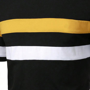 Short Sleeve Premium Terry Cotton High Quality T-Shirt for Men and Women Breathable Plus Size Front Logo - Product Image 5