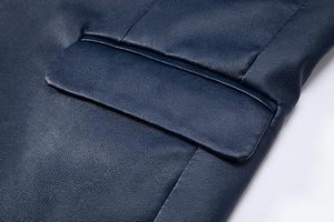 Veste en cuir véritable pour hommes, de marque, en gros, fabriquée professionnellement, dernière collection pour hommes - Product Image 6