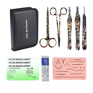 Complete Suture <b>Kit</b> for Medical Students Professional <b>Suturing</b> Training <b>Kit</b> with Medic Instruments for Surgical Practice - Product Image 1