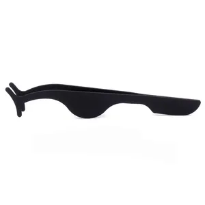 Eyelash Tweezer False Eye Lash Applicator Eyelash Tweezers Extension Curler Nipper Auxiliary <b>Clip</b> Clamp Makeup <b>Tools</b> - Product Image 6