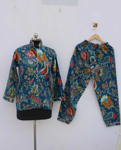 Conjunto de Pijama Coordinado con Estampado Animal para Mujer de Naaz Textile, Ropa de Dormir Informal de Verano, Suave y Transpirable, 100% Algodón - Product Image 5