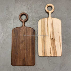 Planche à découper en bois d'acacia faite à la main la plus vendue pour la vaisselle de fruits et légumes Planche à découper manuelle au prix de gros - Product Image 1