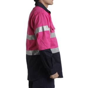 Camisa de Seguridad de Alta Visibilidad para Hombre, Manga Larga, Ligera, Resistente, Ropa de Trabajo, Diseño Reflectante - Product Image 4