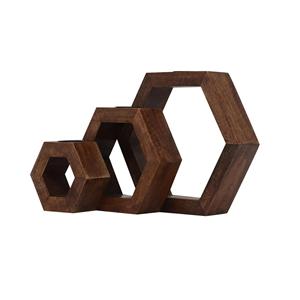 Wooden Pillar Steps <b>Tea</b> Light Candle Holder Multi Level Rustic Home Decor <b>Stand</b> - Product Image 5