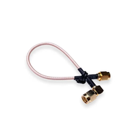 Câble coaxial RG316 50 ohms avec connecteur SMA DC-6GHz pour les communications télécom