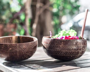 Cuenco de coco Vietnam para batido - Product Image 6