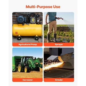 Motore Elettrico AC da 1 HP 1725 RPM per Compressore d'Aria, Rotazione CW/CCW, Diametro Albero 5/8 Pollici, Lunghezza Albero 1,88 Pollici, Coppia 4,1 N.m - Product Image 6