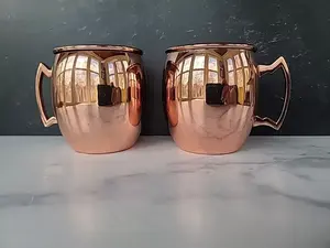 Taza de Cobre Grabada de Diseño, en Oferta, para Regalo de Boda o Regalo Corporativo y Eventos Promocionales, Disponible a Buen Precio BB - Product Image 5