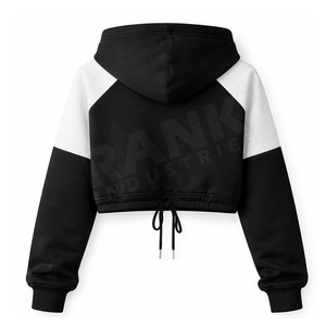 Hoodies pour femmes, livraison directe d'usine, qualité supérieure, tissu respirant, hoodies courts pour femmes - Product Image 2