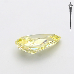 Diamante Cultivado en Laboratorio con Certificación IGI, 1.57 CT, Corte Pera Modificado, Color Amarillo Fantasía, Claridad VS1, CVD LG 800611679 para Joyería ROYALGEM - Product Image 4