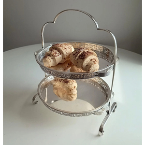 Round Shape Metal <b>Cake</b> Stands Silver Color Single <b>Tier</b> Display Stand Wedding Birthday Party Use Handmade <b>Cake</b> Stand Round Shape - Product Image 4