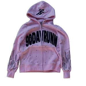 Sweat-shirt classique pour homme personnalisable OEM, 100% haute qualité, 350 à 400 g/m², polaire (mélange coton-polyester), doublure numérique - Product Image 1