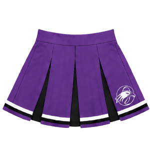 Jupe plissée violette pour femmes et filles, idéale pour la danse, les équipes sportives, les performances, l'entraînement, les compétitions et comme uniforme sportif. - Product Image 1