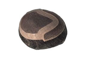 Peluca de Cabello Humano Taz Hair BD, Ondulado, Prótesis Capilar, 100% Cabello Remy Chino, con Frente de Encaje y Base Mono - Product Image 6