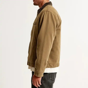 Custom Casual <b>Fleece</b> Dickie <b>Jacket</b> Men Cotton Windbreaker Winter High Street Hooded Windproof Eco-Friendly Men Parka <b>Jacket</b> - Product Image 2