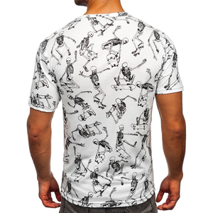 T-shirt homme sport personnalisé, impression intégrale, sublimation 3D, manches courtes, prix de gros - Product Image 3
