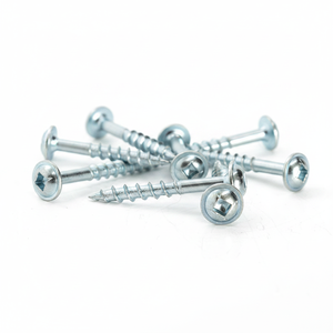 Tornillos autorroscantes de cabeza alomada de acero al carbono Clase 4, zincados, rosca gruesa para madera, punta afilada, Phillips, métricos - Product Image 4
