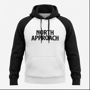Hoodie surdimensionné élégant pour homme, design vintage délavé avec poche avant, confortable, personnalisable pour l'hiver. - Product Image 2