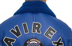 Nuevas Chaquetas de Invierno Avirex de Cuero Genuino 100% Piel de Vaca, Color Personalizado, con Cuello Alto y Bordado, Diseño Urbano - Product Image 4