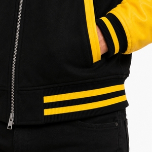 Custom Men Varsity <b>Jacket</b> Contrast Modern Casual Streetwear Style Comfortable Everyday Wear Quality Outerwear Fashion <b>Jacket</b> - Product Image 6