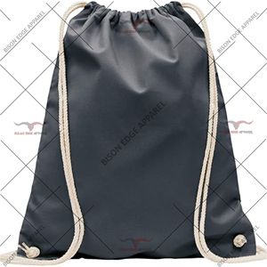Blue <b>Drawstring</b> Gym Bag Lightweight Sports <b>Backpack</b> Large Capacity Cinch Sack for Fitness Training Travel Casual Use All Seasons - Product Image 6