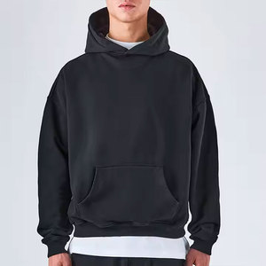 Nouvelle Arrivée Promotionnelle : Sweat à Capuche Homme Oversize en Molleton 100% Coton Épais, Respirant, Style Streetwear Décontracté pour l'Hiver - Product Image 4