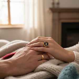 Bague d'École BOJ 065 Personnalisée sur Mesure pour Diplômé Universitaire, Bague de Fin d'Études Secondaires ou Universitaires pour Femme avec Pierre de Naissance en Argent 925 – Nouveauté Tendance - Product Image 6