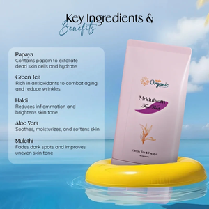 Nettoyant visage bio rafraîchissant 100ml à la papaye et au neem au meilleur prix - Product Image 4