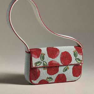 Sac à main brodé à la main avec des perles de rocaille, nouveau sac à bandoulière perlé personnalisé avec motif coloré - Product Image 5