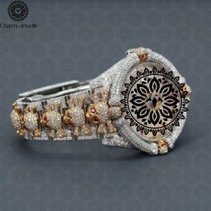 Charm_Jewells Luxury Women's Stainless Steel <b>Watch</b> Irregular Case Analog Quartz Movement Sapphire Crystal Dial 38mm - Product Image 3