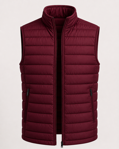 Wholesale Custom <b>Men's</b> Lightweight Quilted Puffer Vest Sleeveless Insulated Winter <b>Jacket</b> Water Resistant Outdoor <b>Warm</b> Gilet - Product Image 5