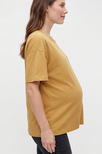 Camiseta de Maternidad de Alta Calidad para Mujer, Camiseta de Lactancia con Hombros Caídos, Camiseta Holgada de Maternidad para Mujer - Product Image 6