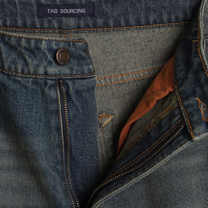 Pantalones Vaqueros Casuales de Pierna Ancha para Hombre, 99.5% Algodón, 0.5% Elastano, Cintura Media, Acabado Lavado, Comodidad Premium, Marca Privada - Product Image 5