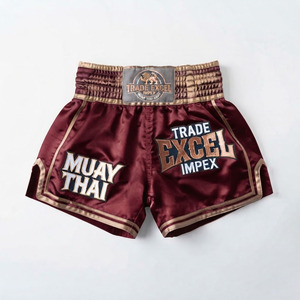 Pantalones Cortos de Muay Thai para Hombre, Marca Trade Excel Impex, Calidad Premium, Ecológicos, Transpirables, de Secado Rápido, para Entrenamiento de Artes Marciales - Product Image 6