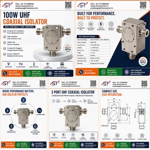 RF ตัวเชื่อมต่อ ST231145บ้าน100W UHF เป็นตัวแยกเฟอร์ไรต์ร่วมแกน n-F การเชื่อมต่อ400-405/435-438 MHz สำหรับ Repeater - Product Image 5