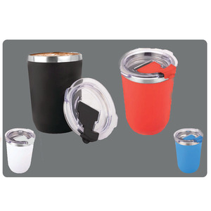 Mug à café en acier personnalisé HeartCup avec impression pour usage promotionnel au bureau - Product Image 1