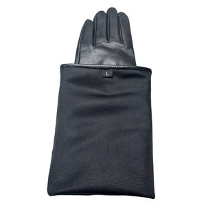 Guantes de cuero con pantalla táctil, estilo ópera, sin forro, térmicos, clásicos de invierno, para uso diario, color negro, talla L, para uso en exteriores - Product Image 1